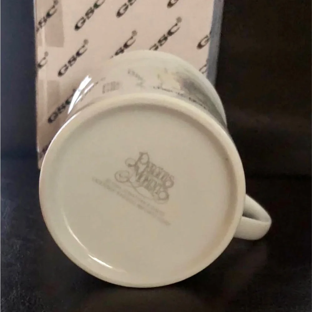 The Enesco Precious Moments Mug/Cup “Thank God for MOM” Porcelain/Ceramic 1984